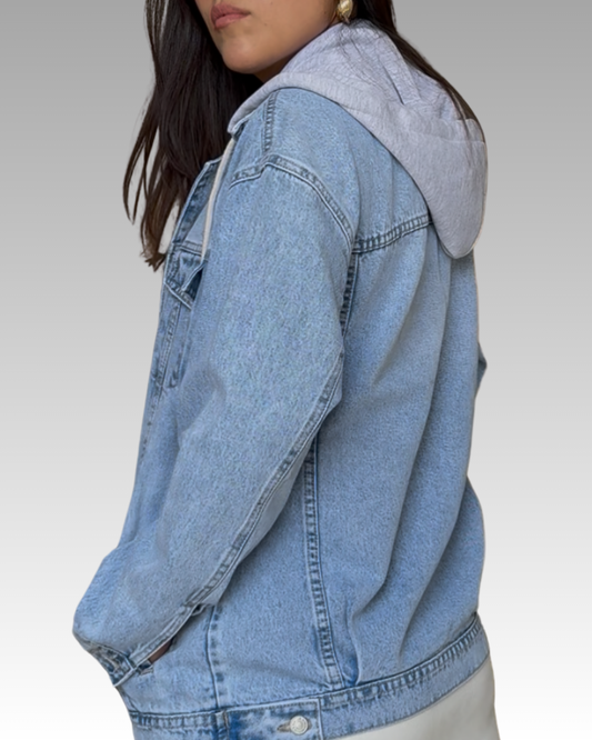 Denim Oversize Capucha