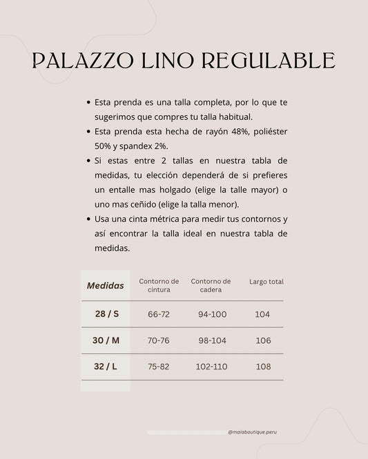 Palazzo Lino Regulable