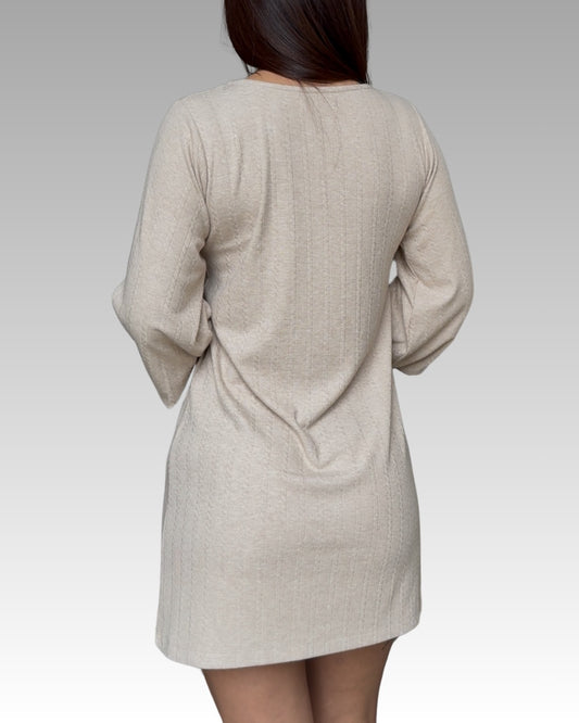 Vestido Alba - Beige