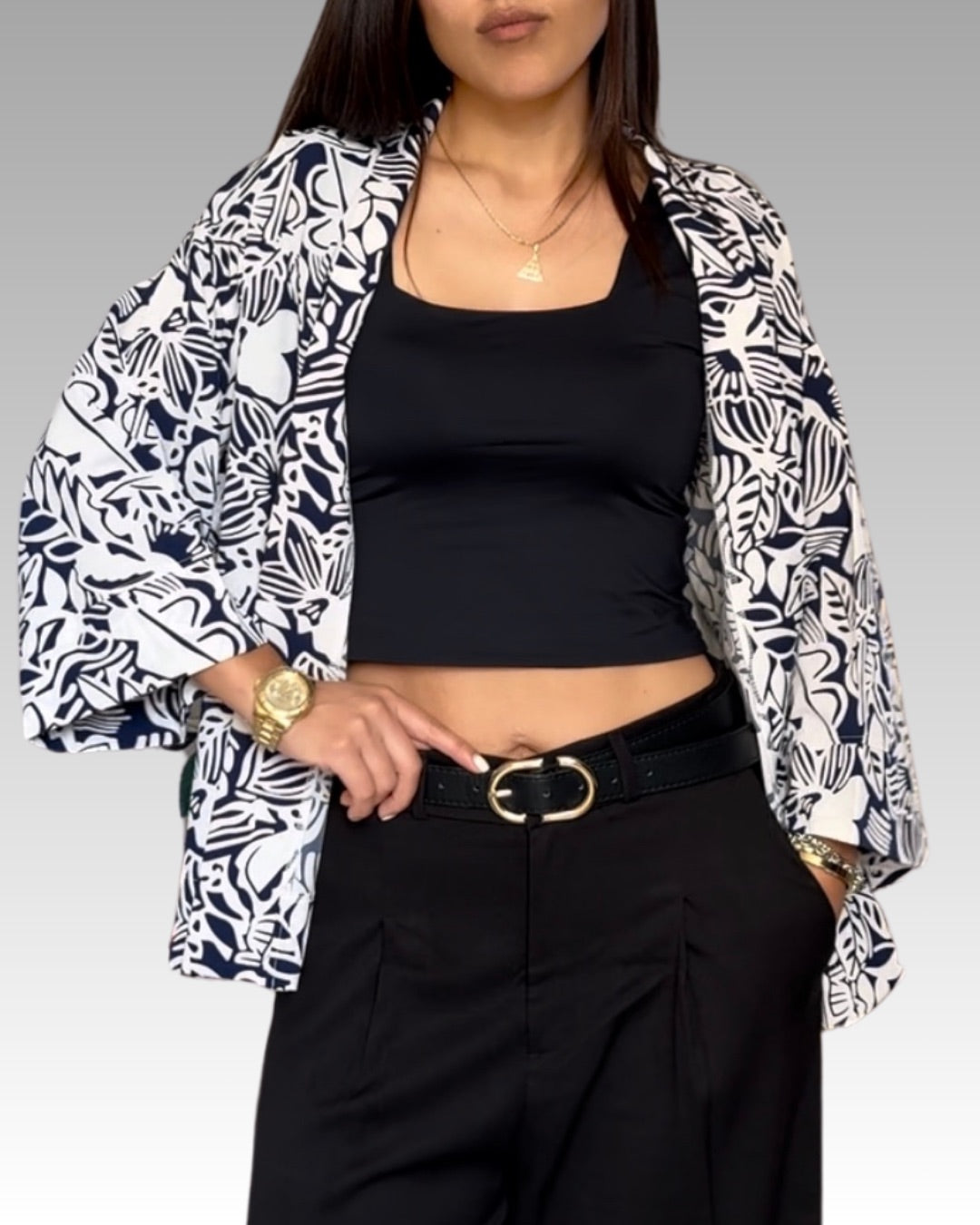 Capa Kimono - Azul