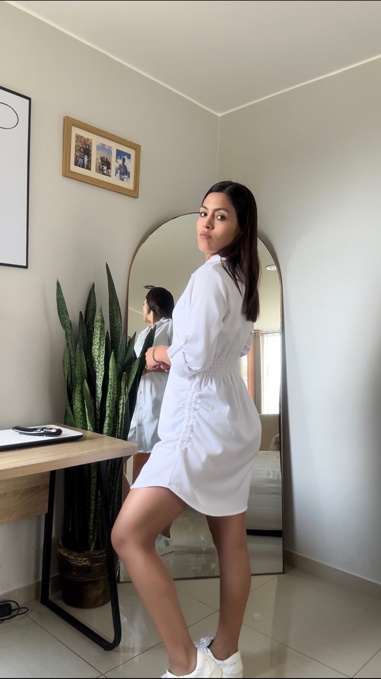 Vestido Camisero - Blanca