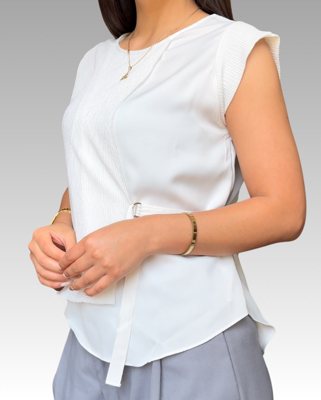 Blusa Capas - Perla