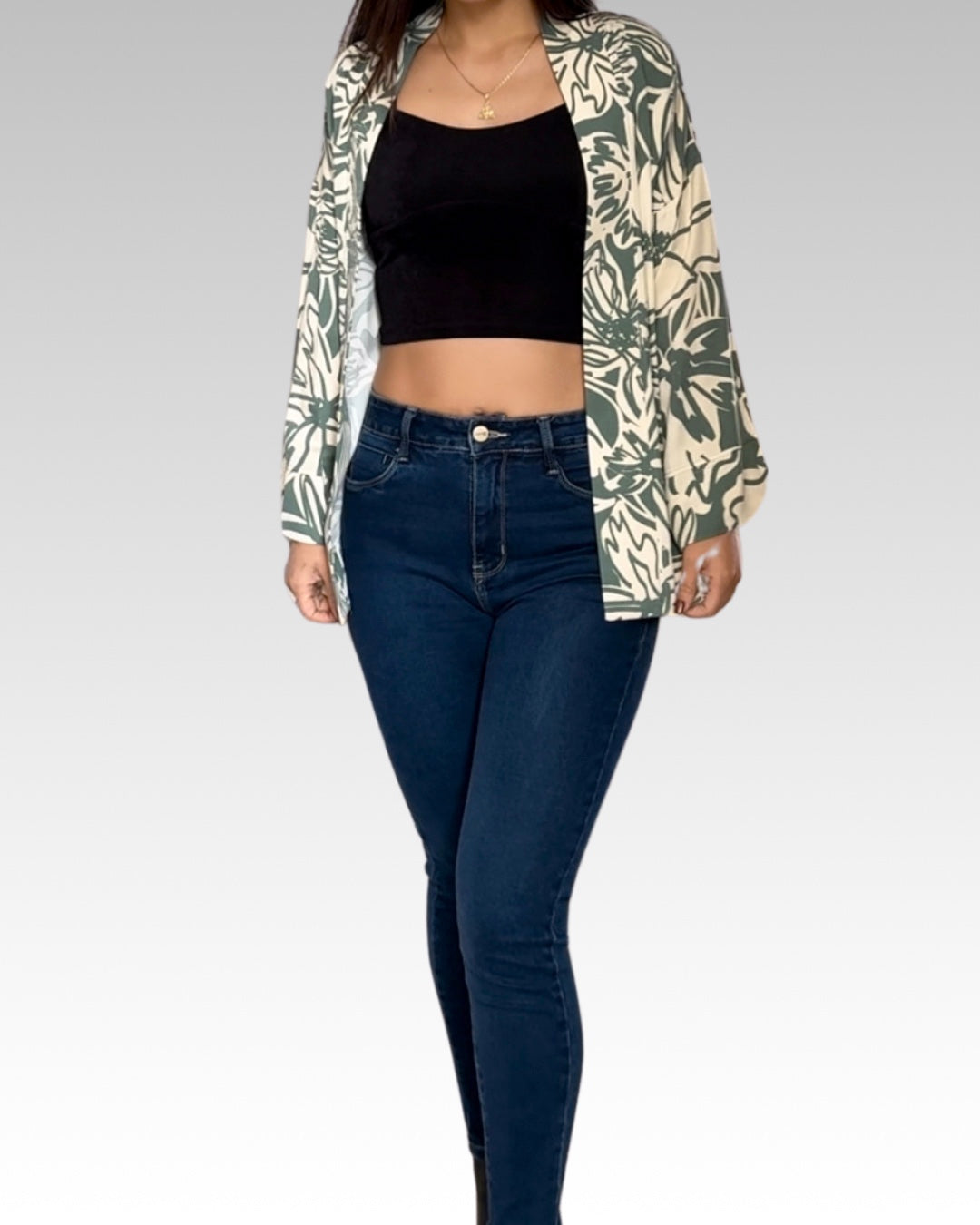 Capa Kimono - Verde