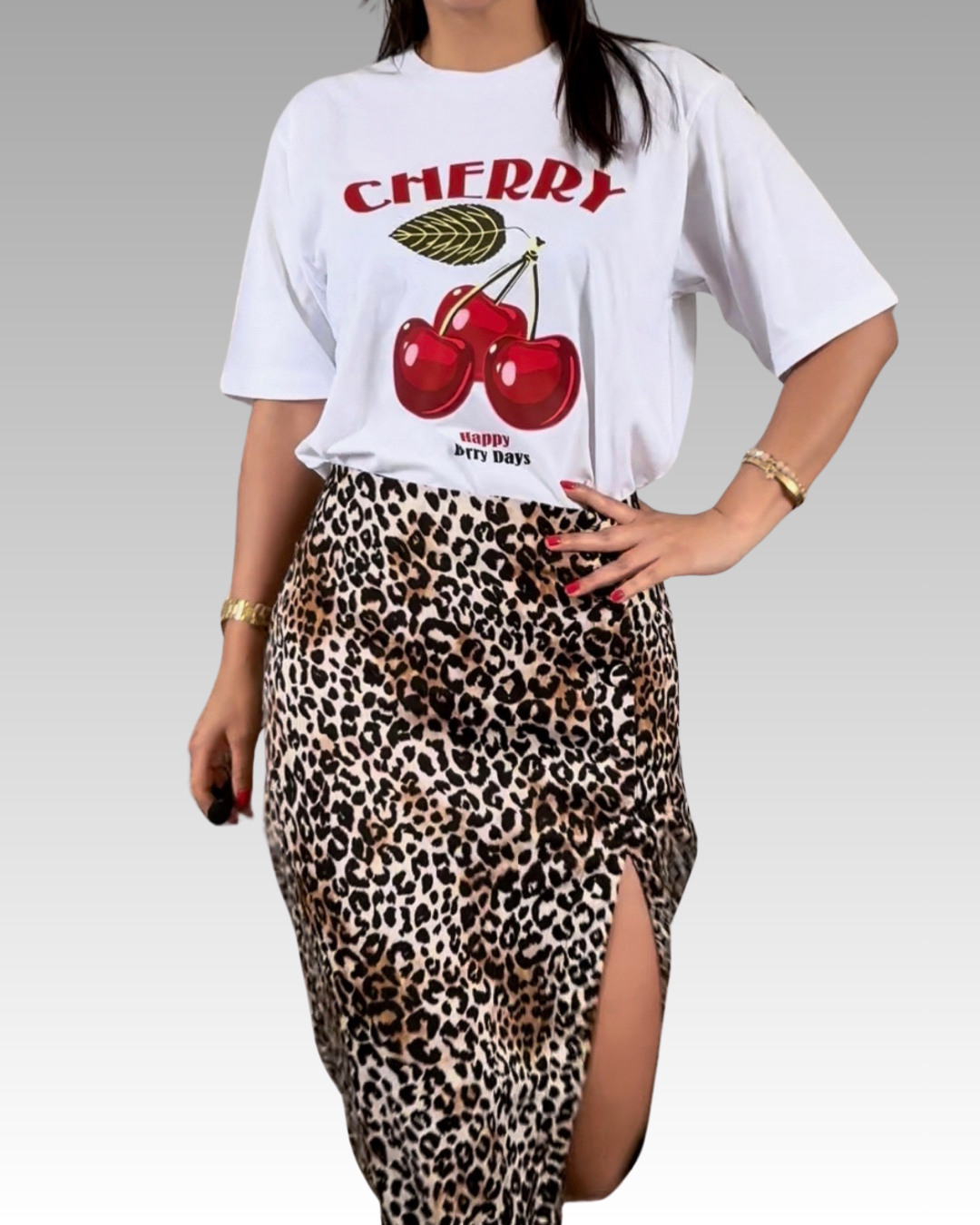 Polo Oversize Cherry