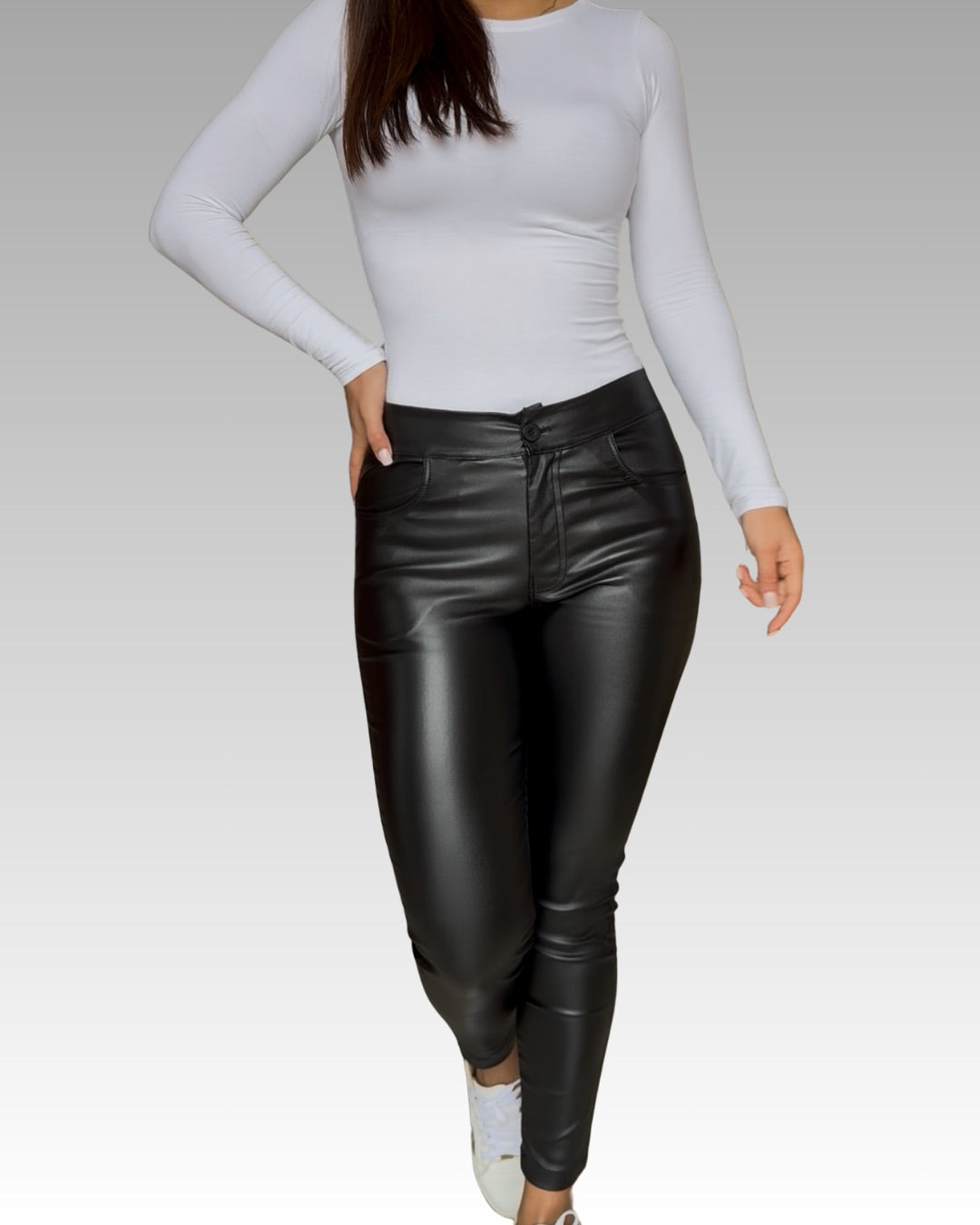 Pantalón Látex - Negro