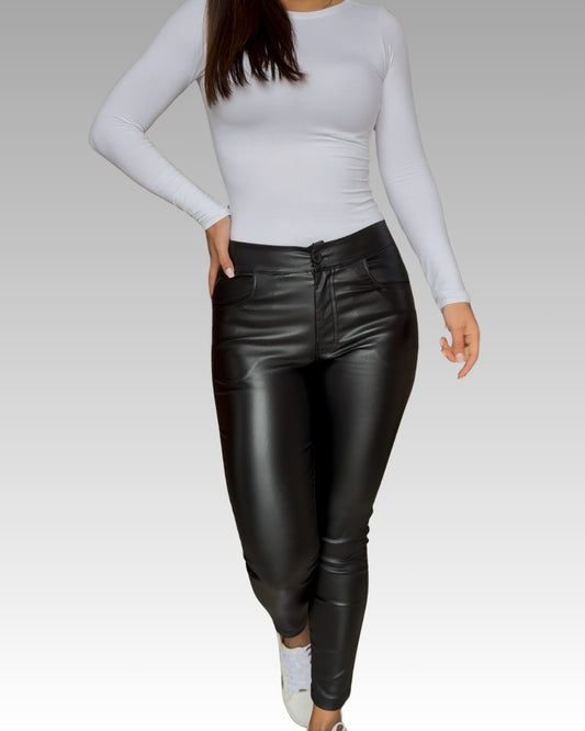 Pantalón Látex - Negro