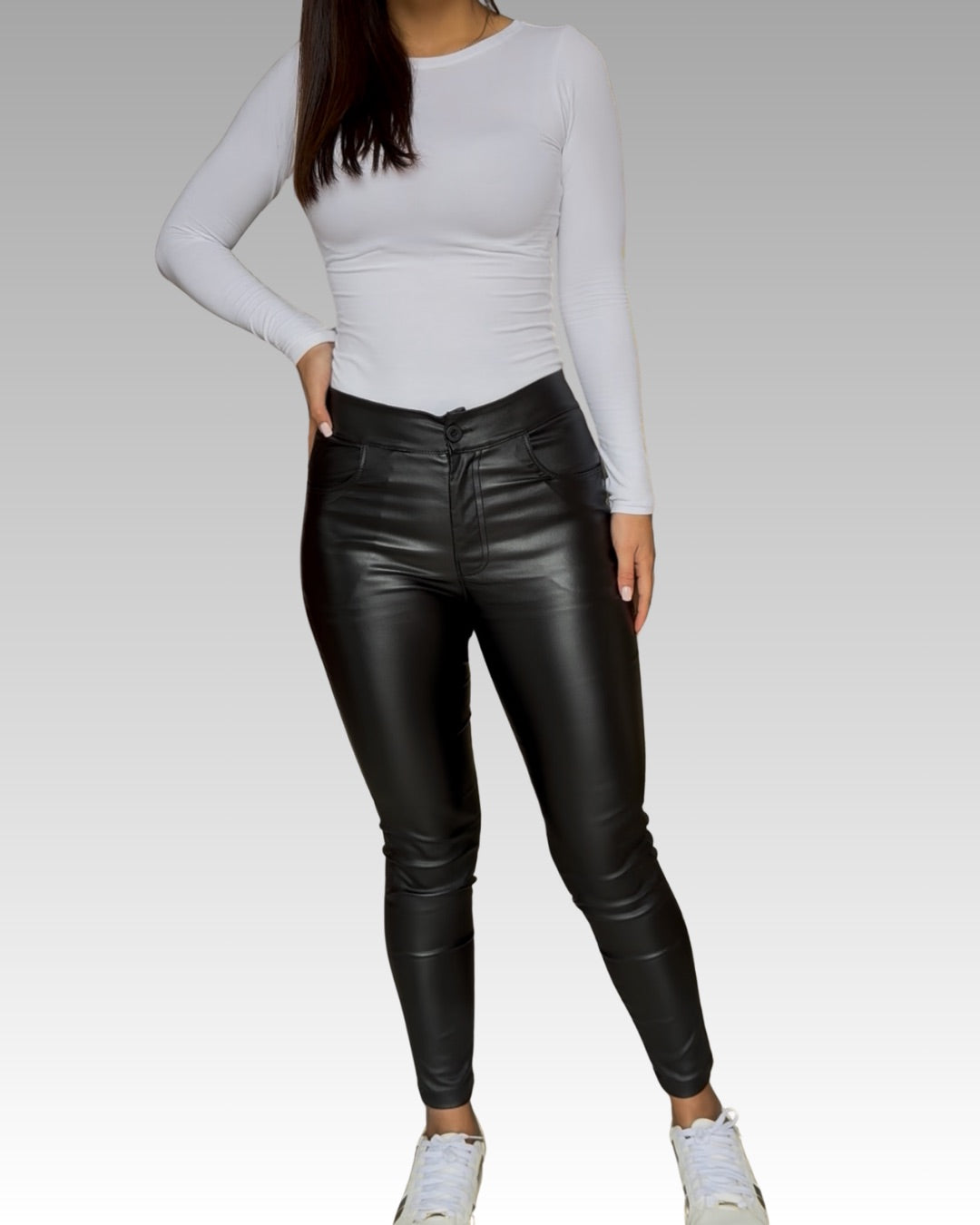 Pantalón Látex - Negro