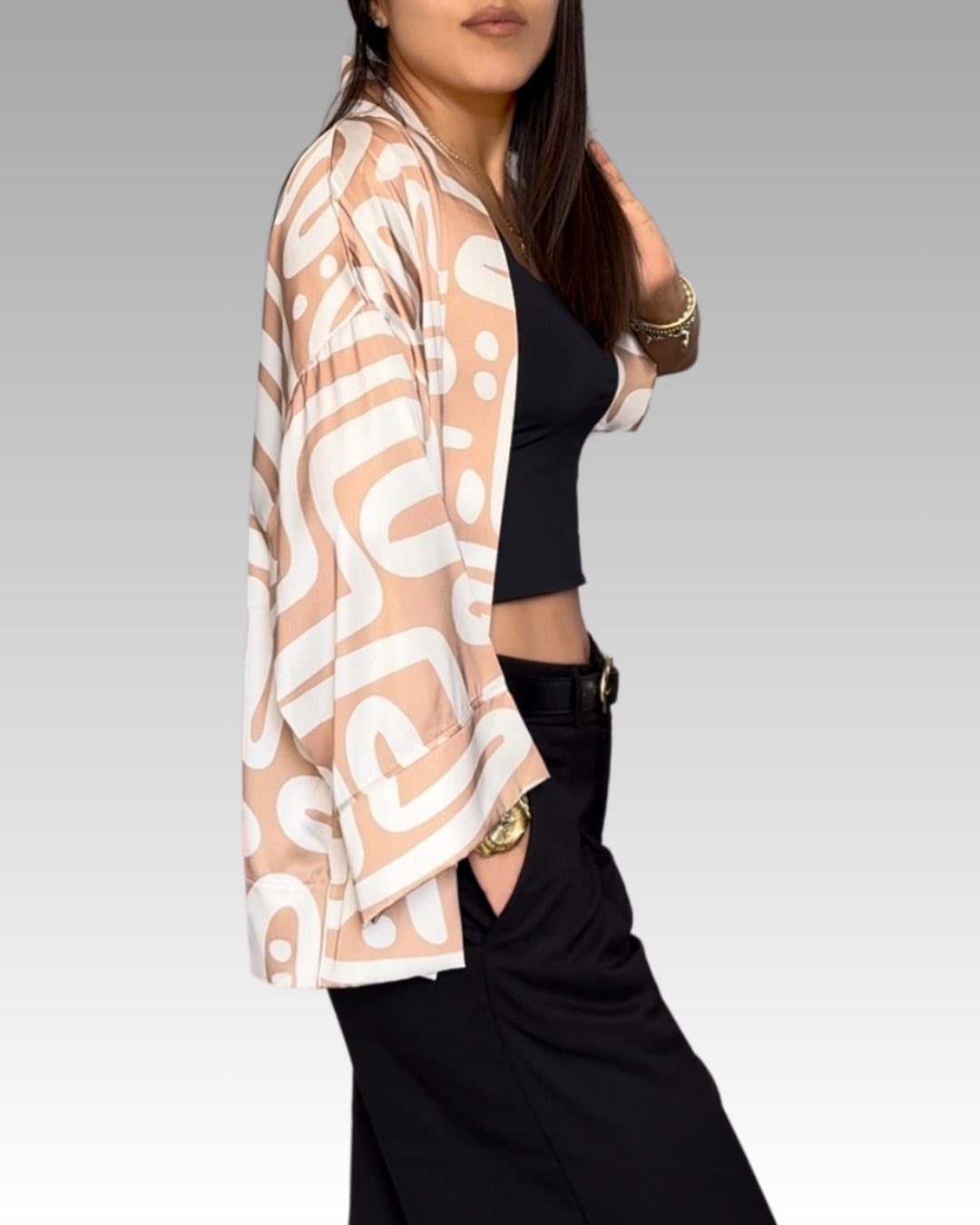 Capa Kimono - Beige