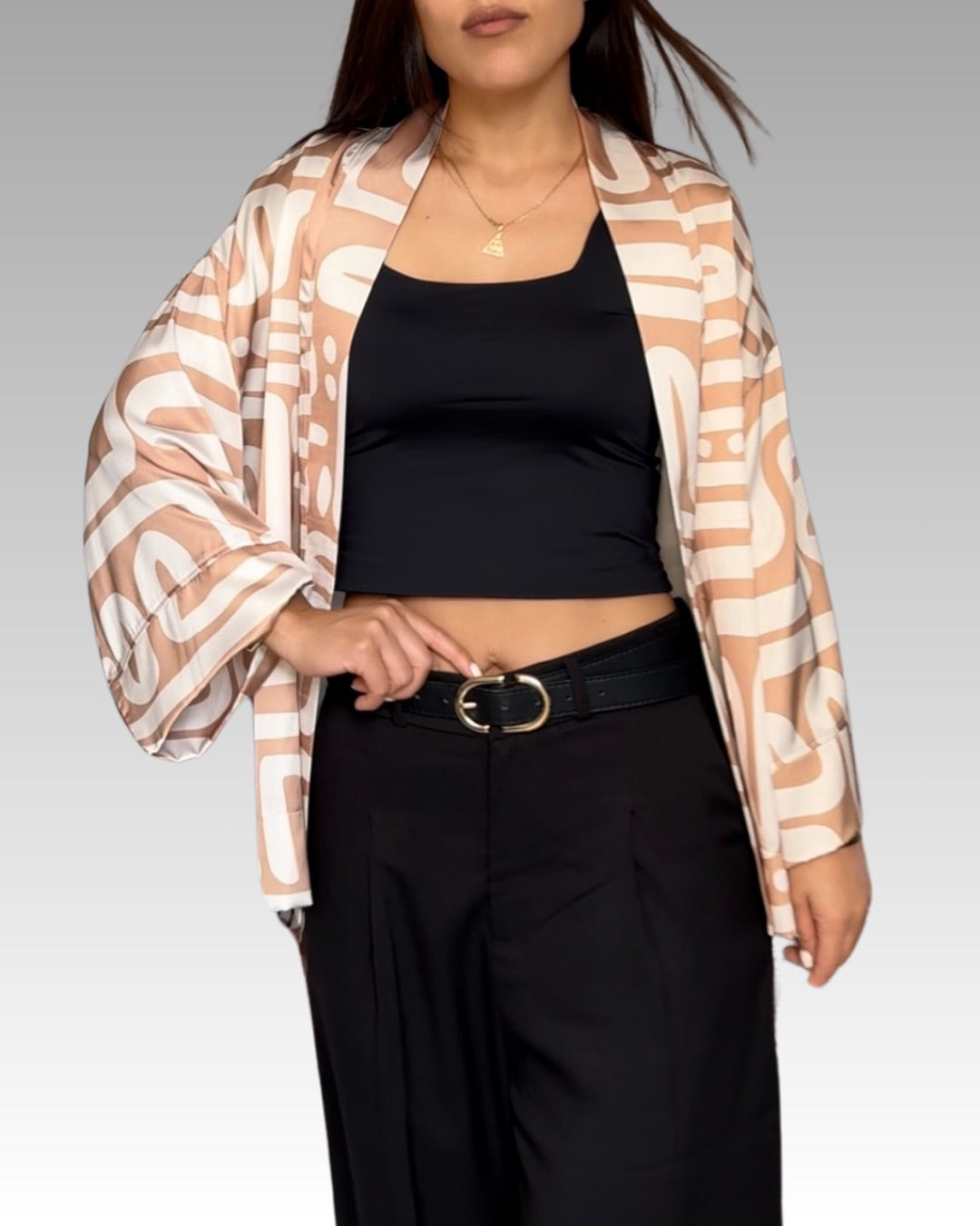 Capa Kimono - Beige