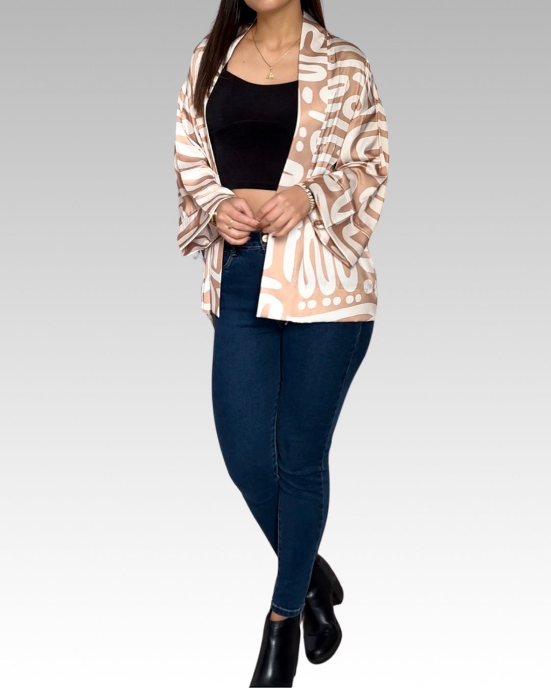 Capa Kimono - Beige