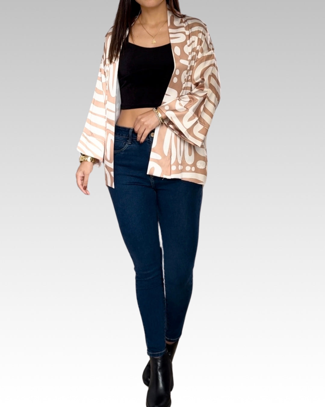 Capa Kimono - Beige