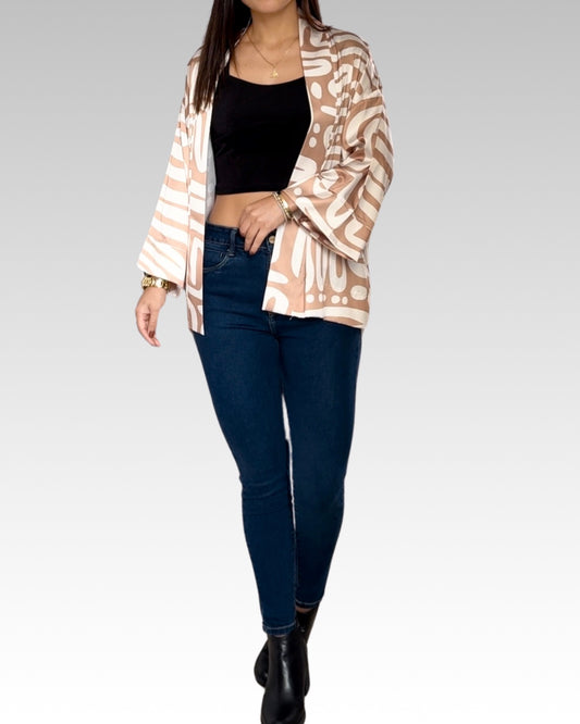 Capa Kimono - Beige