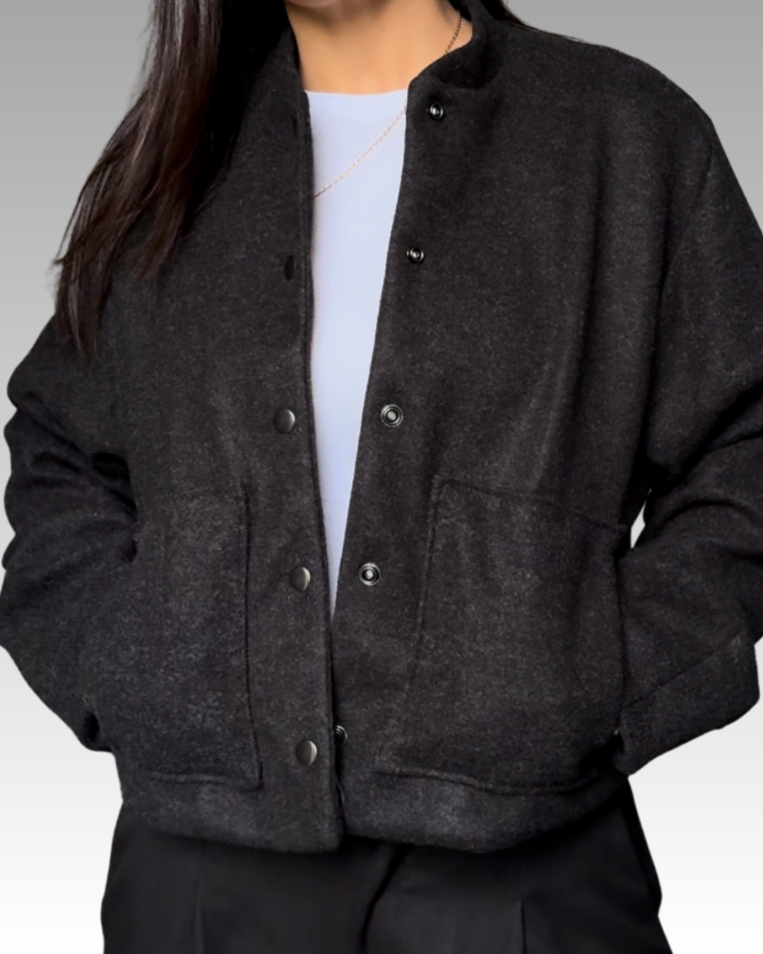 Bomber Oversoft - Negro
