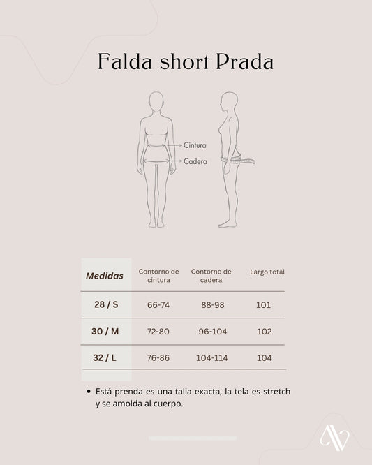 Falda Short Prada