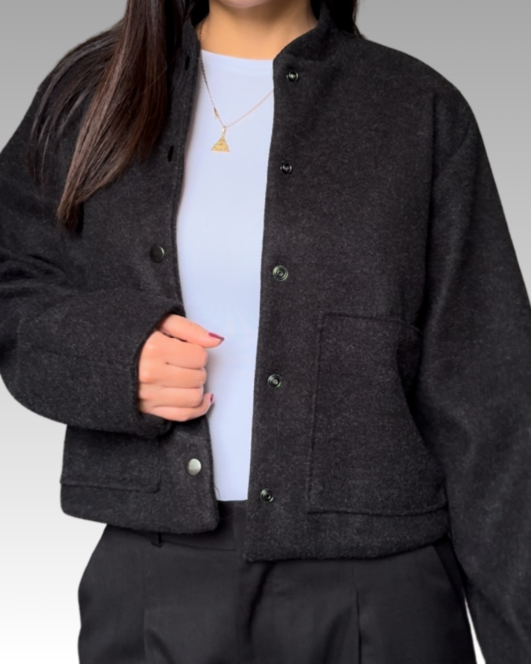 Bomber Oversoft - Negro