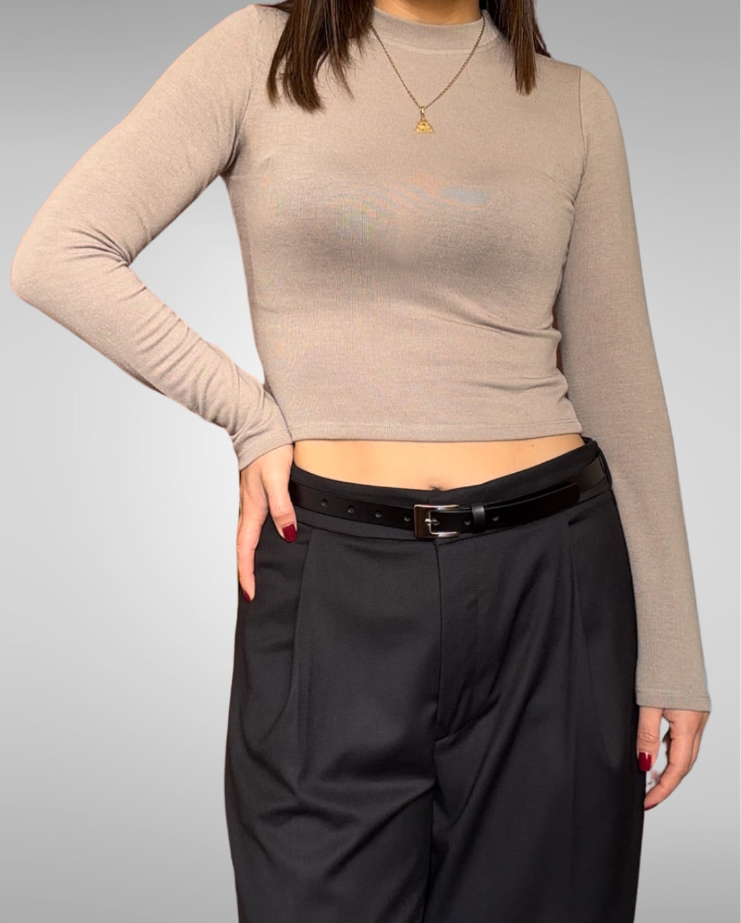 Top Berlín cuello alto