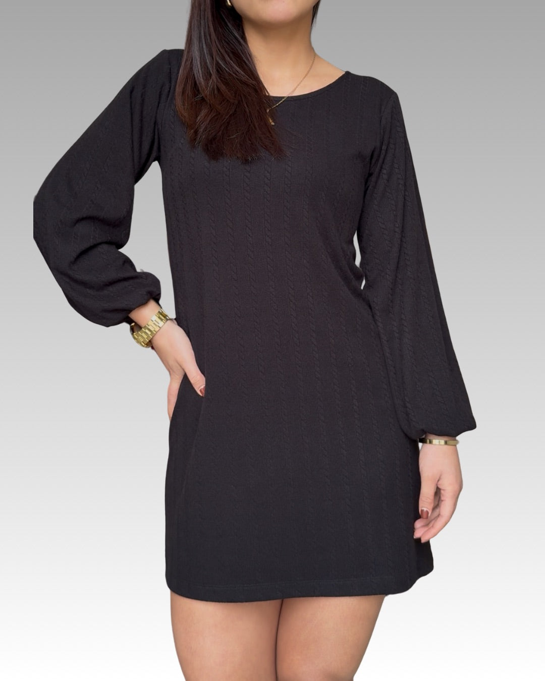 Vestido Alba - Negro