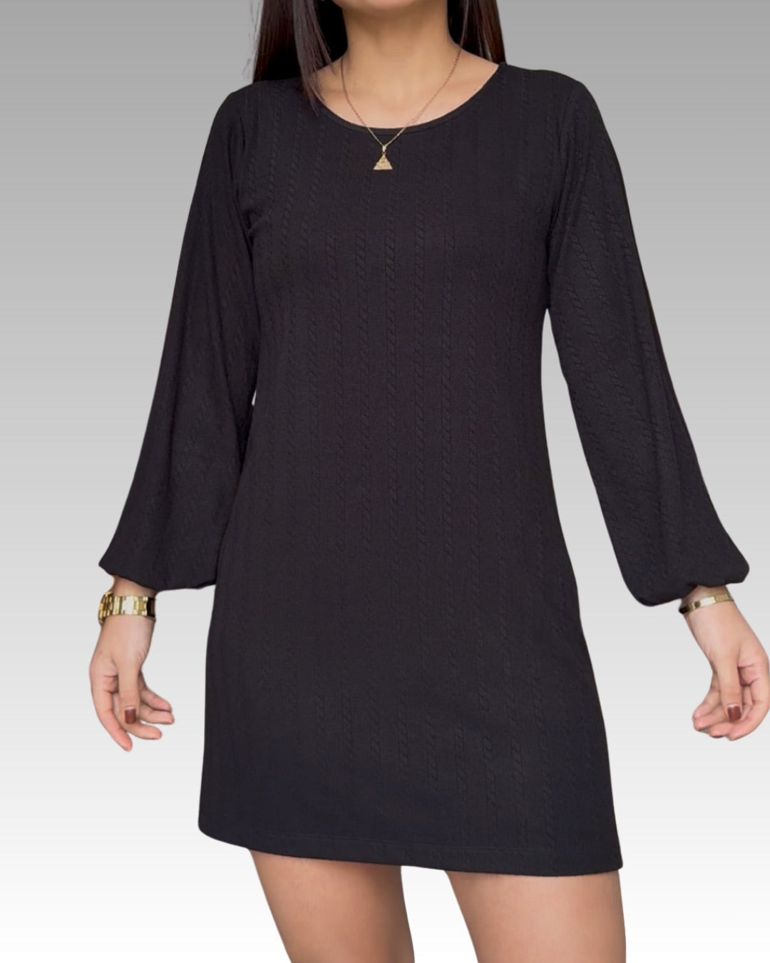 Vestido Alba - Negro